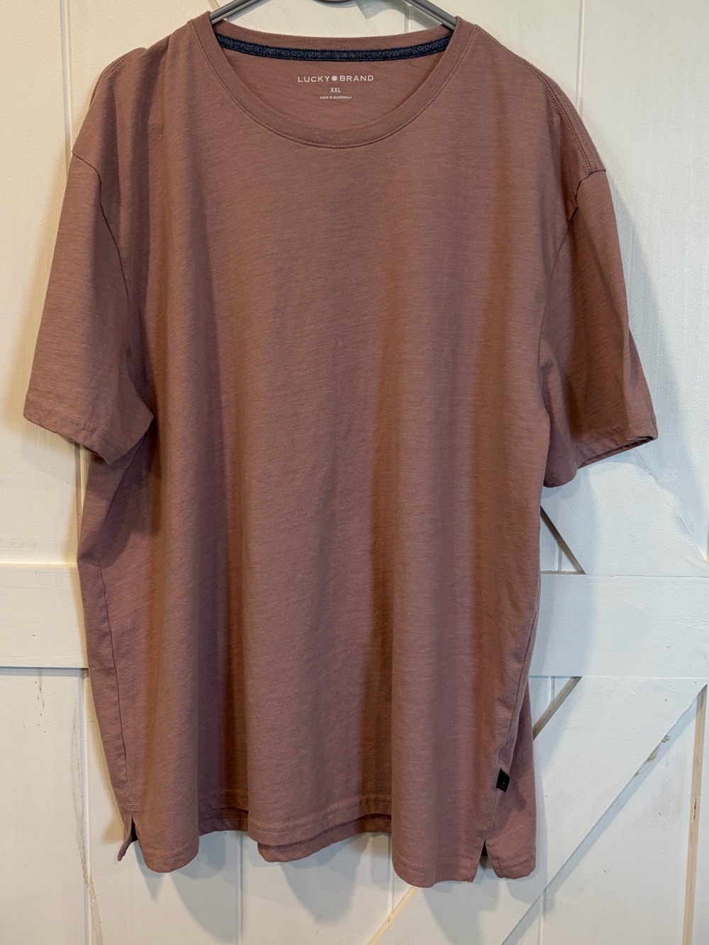 Lucky Brand Men's Short Sleeve Crewneck T-Shirt - Dusty Mauve
